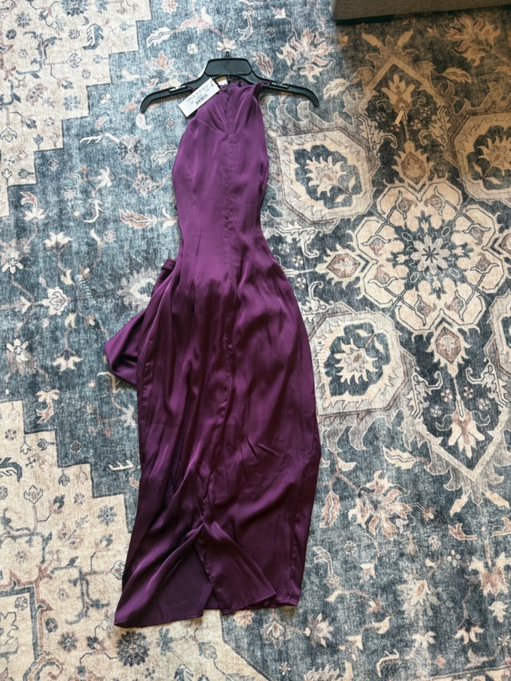 ANDREA IYAMAH Reni Plum Dress in Satin NWT Small - Picture 13 of 13